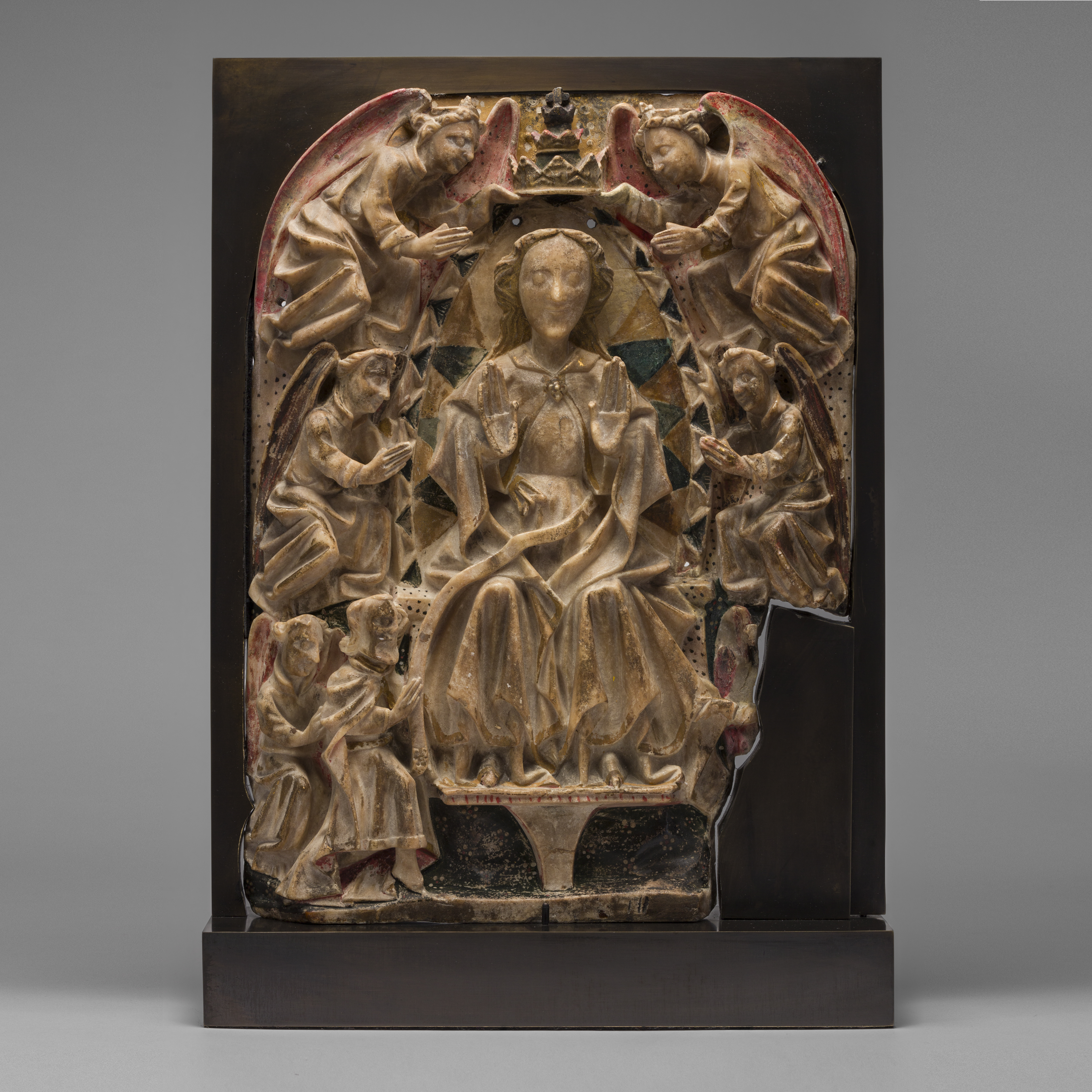 'Nottingham' Alabaster Virgin in Majesty